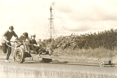 Photograph, Ballarat School of Mines Centenary Tricycle Race, 1970, 08/1970