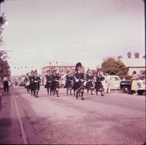 Photograph - slide transparency, Ballarat Ladies Highland Pipe Band Photograph