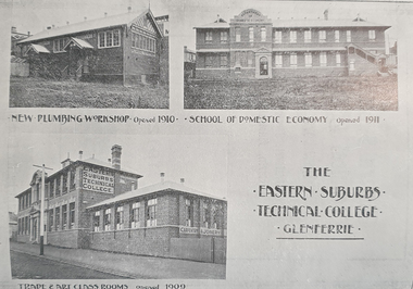 Booklet, Peacock Bros. Printing Company, Eastern Suburbs Technical College, Hawthorn, Plumbing Class, 1912