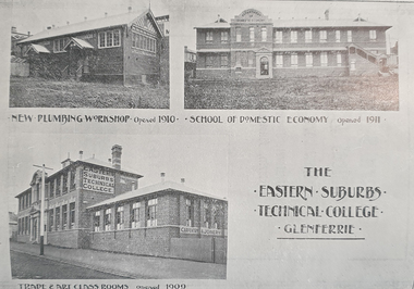 Booklet, Peacock Bros. Printing Company, Eastern Suburbs Technical College, Hawthorn, Plumbing Class, 1912, 1912