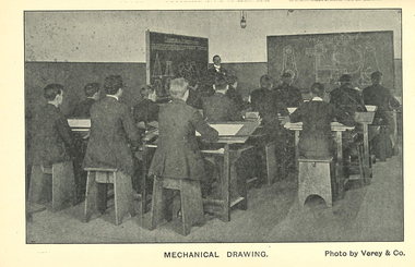 Booklet, Leader Printing Works, The Castlemaine Technical School and Trade  Workshops Prospectus 1919, For Engineering, Trade and Art Students, 1919