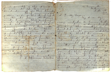 Letter - Correspondence, Correspondence relating to John and Heather Thewks