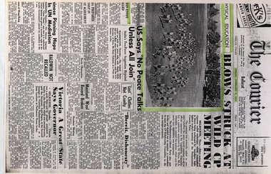Cuttings, The Courier, Newspaper Cuttings 1949 from The Courier 1949, 1949