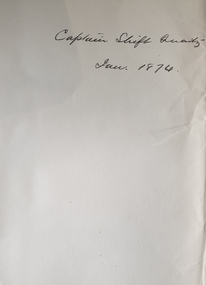 Document, The School of Mines, Ballarat April Examinations for Engineers, 1874, 06/1874