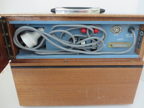 Electrical equipment in a timber box