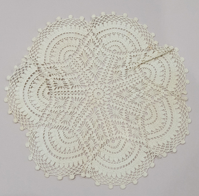 Domestic object - Doily, Edith Alice Watson, Crocheted Doilies by Edith Emma Watson, c1940
