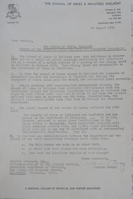 Letter, Letter from Warren Perry to Neville Drummond, 26/08/1978