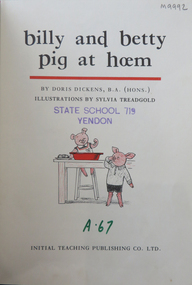 Book, billy and betty at hoem, 1965