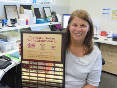 Photograph, West Victorian Public Library Shield, c1997-2009