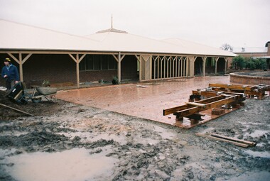 Photograph, E.J. Tippett Library Under Construction