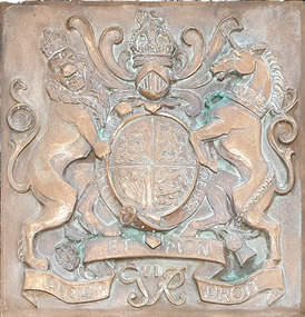 Object, Coat of Arms of the Supreme Court of Victoria,  from the Ballarat Law Courts