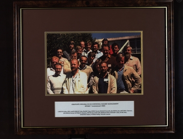 Photograph - Photograph - Colour, Artafact, VIOSH - Occupational and Safety Certificate Course, Intake 7,1985, 1985