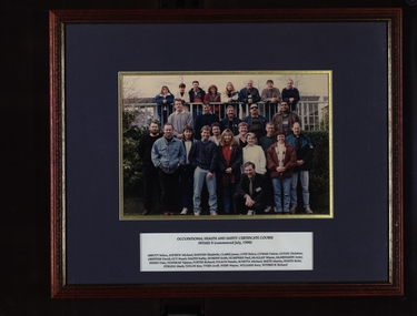 Photograph - Photograph - Colour, Artafact, VIOSH - Occupational and Safety Certificate Course, Intake 9,1996