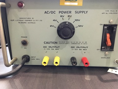 Electrical Equipment, AC/DC Power Supply Unit - Rectifier