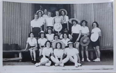 Photograph - Black and White, Group photo taken at Crows Nest Queenscliff