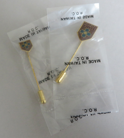 Costume Accessories, Ballarat University Collage Lapel Pin, 1990-93