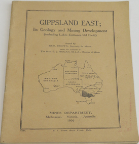 Book, Gippsland east: its geology & mining development, 1936