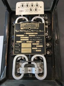 Electrical Instrument, N E Polyphase Watt-hour Meter: No. C619490, c1930