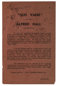 Image, Gem Pictures 'Quo Vadis', c1925