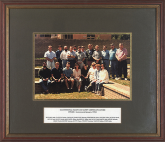 Photograph - Colour, VIOSH - Occupational and Safety Certificate Course, Intake 4,1994