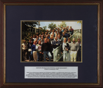 Photograph - Colour, Graduate Diploma in Occupational Hazard Management - Intake 18, 1994, 1994