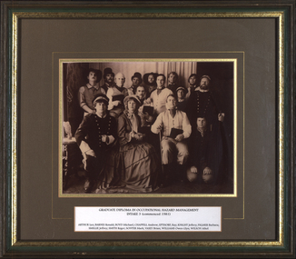 Photograph - Photograph - Black and White, VIOSH: Graduate Diploma in Occupational Hazard Management - Intake 3, 1981, 1981