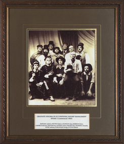Photograph - Black and White, Graduate Diploma in Occupational Hazard Management - Intake 2, 1980, 1980