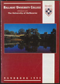 Book, Ballarat University College Handbook, 1992, 1992