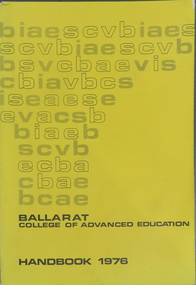 Book, Ballarat College of Advanced Education Handbook, 1976