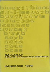 Book, Ballarat College of Advanced Education Handbook, 1976, 1976