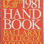 Ballarat College of Advanced Education Handbook, 1981