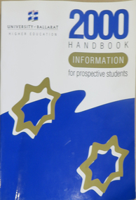 Book, University of Ballarat Handbook, 2000