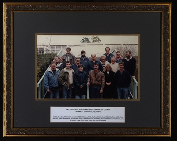 Photograph - Photograph - Colour, VIOSH - Occupational and Safety Certificate Course, Intake 11 1997, 1997