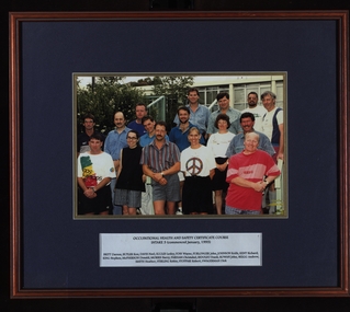 Photograph - Photograph - Colour, VIOSH - Occupational and Safety Certificate Course, Intake 3 1993, 1993