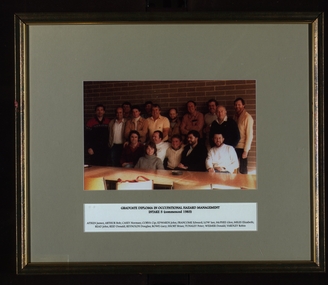 framed group photo