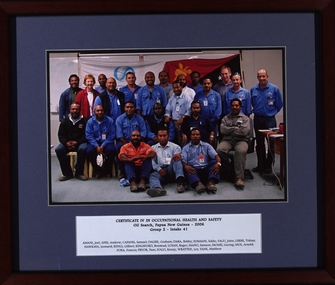 Photograph - Photograph - coloured, Certificate IV in Occupational Health and Safety , Oil Search, Papua New Guinea, group 2, intake 41, 2006