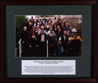Photograph - coloured, Creative Framing Gallery, Certificate IV in Occupational Health and Safety , Intake 40, 2006, 2006