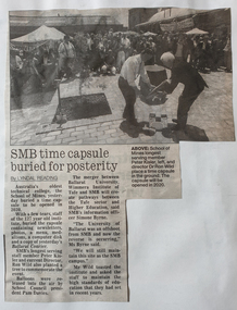 Book - Scrap Book, Ballarat School of Mines Scrapbook, 21 October 1997 to 31 December 1997, 21/10/1997-31/12-1997