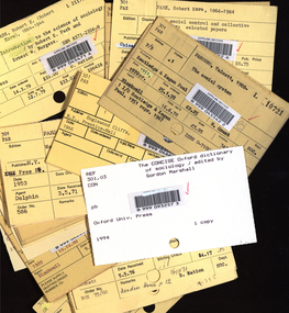 Card, Gippsland Institute of Advanced Education Library Catalogue Cards, 1970s, 1970s