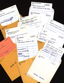 Cards, Gippsland Institute of Advanced Education Library Borrowing Card, 1970s