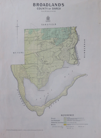 Map, Broadlands, County of Dargo, 1887