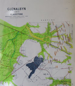 Map, Glenalbyn, County of Gladstone