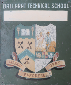 Artwork, Ballarat Technical School sign