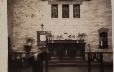 Photograph - Photograph - Black and White, Holy Trinity Murtoa - Sanctuary