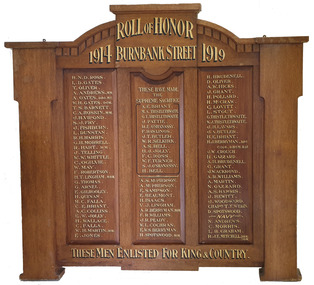 timber honour board