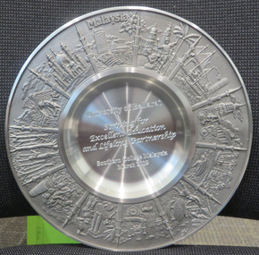 Object, Eastern Pewter, Pewter Plate