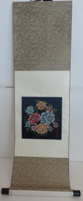 Object - Scroll, Silk Scroll with Flower picture