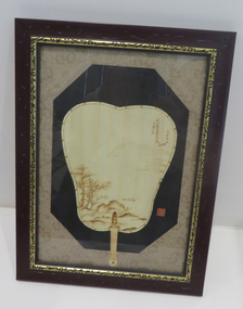Object, Framed Bamboo Fan