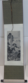 Object - Scroll, Two Chinese silk scrolls