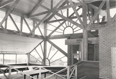 Photograph - Black and White, Ballarat School of Mines Amenities Building